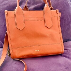 Fossil Women's Leather Satchel “Kyler Tote”